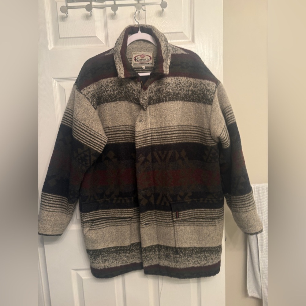 Kanata Aztec Wool Blend Insulated Jacket